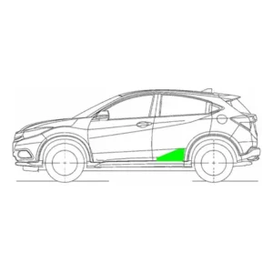 Honda Hr V Hr-v Ppf Filme Adesivo Compativel Protetor Porta