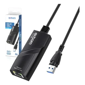 Adaptador Ethernet Usb 3.0 Gigabyte 10/100/1000 Full-duplex