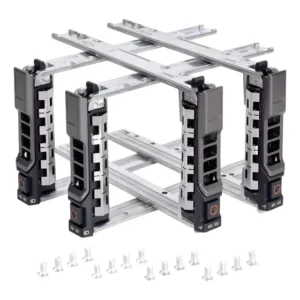 Kit 4 Gaveta Hd Ssd Servidor Dell, G176j, 2.5, Gen11 A Gen14 Prateado