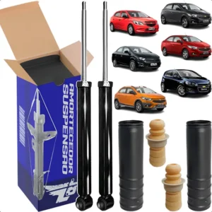 Par Amortecedor Traseiro Batent Coifa Onix, Prisma G2, Sonic