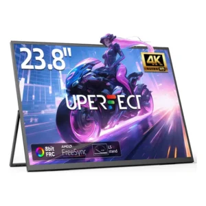 Monitor Portátil Uperfect 4k Qled Pc Gamer Tela Hdmi Usb-c Preto E Cinza 127/220v