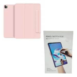 Capinha Tablet iPad Pro 12.9 4/5/6 Ger + Película Paperlike