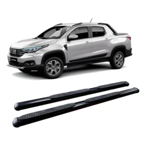 Estribo Lateral Strada Vulcano 2021 A 2025 Preto Preto