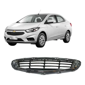 Grade Inferior Parachoque Onix Prisma 2014 A 2016 Preto