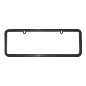 Moldura Suporte Preto Para Placa De Carro 405x135mm