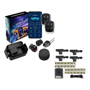 Alarme Automotivo Positron Cyber Px360bt + Kit Trava 4p Univ