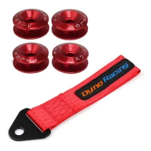 Tow Strap Cinta Para Reboque Esportiva + Anilhas Parachoque