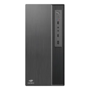 Gabinete Micro ATX C3Tech MT-37BK Preto C/Fonte 200W SSD HDD Áudio HD