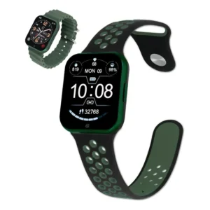 Smartwatch Champion 2 Pulseiras C033 Ch50033x Preto/verde Caixa Verde Pulseira Preto Desenho Da Pulseira Liso