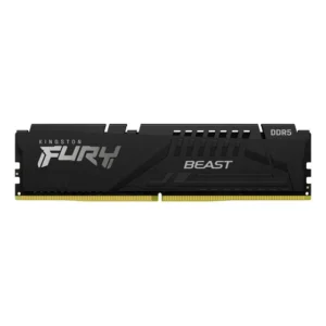 Memória Ram Para Pc Ddr5 16gb 6000mhz Cl36 Kingston Fury Beast Kf560c36bbe2/16 Udimm Cor Preto