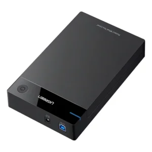 Case Externa Usb 3.0 Ugreen P Hdd Sata 3.5 Pol 5gbps Preta Cor Preto