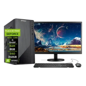 Computador Completo Fácil Intel Core I5 10400f 8gb Ssd 240gb