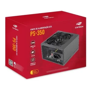 C3Tech PS-350BK fonte de alimentação 350wts cor preto 110v 220v