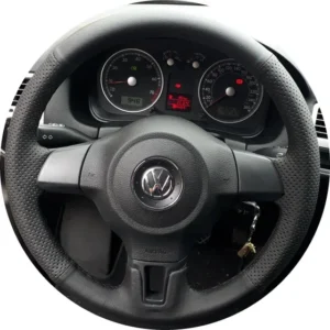 Capa De Volante Costurada Fox 2013 A 2015 Sem Controle