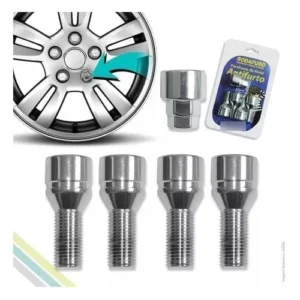 Kit Parafuso Porca Antifurto Segredo Trava Roda Duster Oroch