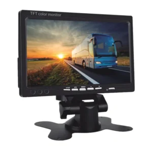 Tela Monitor Lcd Veicular Para Câmera De Ré Estacionar Preto
