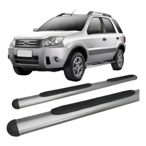 Estribo Lateral Oval Ecosport 2004 A 2012 Oblongo Onix Grafite