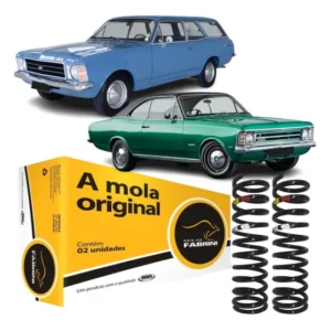 Par Mola Suspensão Dianteira Opala Caravan 4.1 Sem Ar 80 92