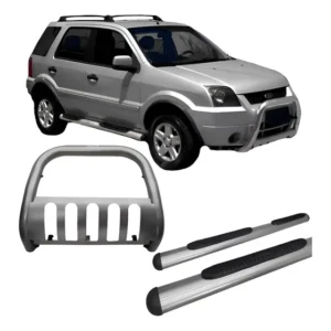 Kit Estribo Quebra Mato Ecosport 2008 A 2012 Grafite Grafite