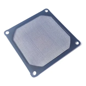 Grade De Metal 80mm Com Tela De Malha Fina Preta Nova Preto