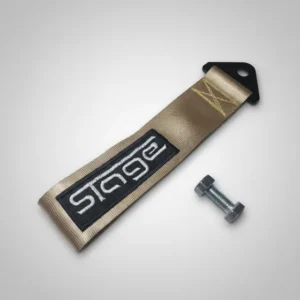 Tow Strap Hook Cinta Reboque Engate Esportivo Stage Importad Cor Bege
