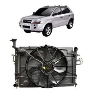 Kit Tucson Original Radiador Ventoinha Condensador 2005a2012