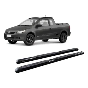 Estribo Saveiro Oval Preto Preto