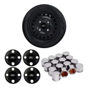 Calotinha Central Capa Parafuso Cromada Ford Ecosport 2003