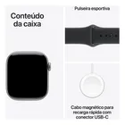 Apple Watch Series 11 GPS - Caixa cinza-espacial de alumínio – 42 mm - Pulseira esportiva preta – P/M - Imagem 8