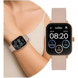 Smartwatch Relógio Inteligente Feminino Rosa Original Condor