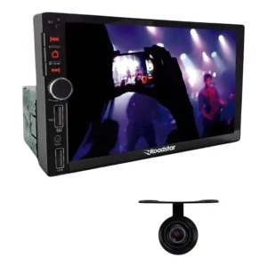 Kit Multimídia Mp5 Roadstar 7 Pol 1din Usb Bt Camera De Ré