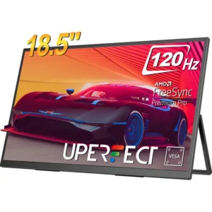 Monitor Portátil Uperfect 18,5 Polegadas ,ips 1080p 120hz Full Hd Ultrafino Lcd Pc Gamer Tela ,audio Estéreo,com Soporte E Vesa,para Laptop Win11 Mac Phone Ps Xbox Switch Hdmi Usb-c