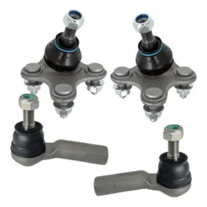 Kit Terminal Ponteira Direção + Pivô Suspensão Vw Jetta 2006 Até 2018