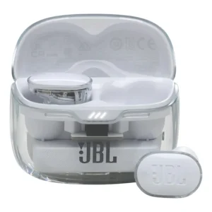 Fones de ouvido Jbl Tune Buds Ghost Edition Bt 5.3 Ip54 com luz azul branca