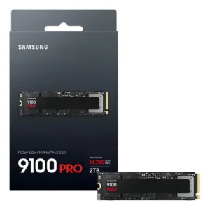 SSD Samsung 9100 PRO 2TB, PCIe 5.0 x4 M.2 2280, Até 14,800MB/s MZ-VAP2T0B/AM