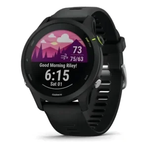 Monitor Cardíaco De Pulso Garmin Forerunner 255 Music Preto