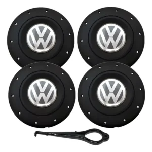 Jogo Calota Central Volkswagen Amarok Roda Ferro 13 14 15
