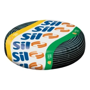 Fio Eletrico 4mm Cabo Flexivel Sil Cores: 50 Metros Cor Preto