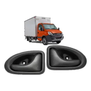 Kit 2 Puxador Gatilho Interno Porta Iveco Daily 2010 2011