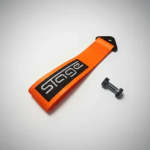 Tow Strap Hook Cinta Reboque Engate Esportivo Stage Importad Cor Laranja