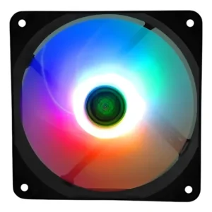 Ventoinha Gamer Dex 120mm RGB 8 LEDs 1200 RPM Silenciosa DX-12G