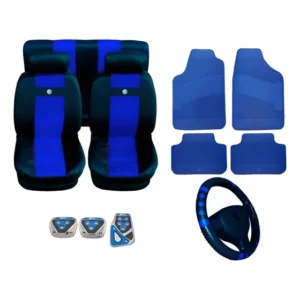 Gol G2 A G4 Kit Vermelho Capa Banco Volante Pedaleira Tapete