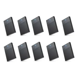 Kit 10 Case Externo Usb 3.0 Hd 2.5 Ssd E Sata 3 Até 5tb Led Preto