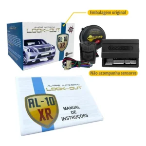 Alarme Automotivo Lookout AL 10 XR 1 Controle Com Função de Pânico