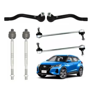 Kit Braços Barra Axial Terminal Bieleta Nissan Kicks 1.6