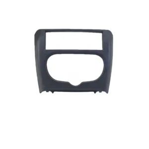 Moldura Acabamento Painel Central Peugeot 207 Original Cinza-escuro