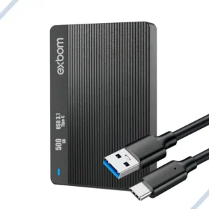 Hd Externo 500gb Slimvault 2.5 Polegadas Com Interface Usb 3.1 Usb-c Exbom Hde-s5ga