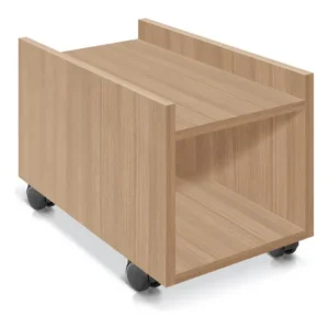 Suporte P/ Cpu E Nobreak Estabilizador Em Mdf Com Rodízio Mdf