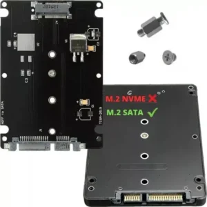 Case Adaptador Ssd M2 Sata P/ Sata 2.5 Conversor Preto