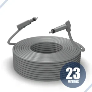 Cabo Extensão Starlink Exbom 23m Cinza AWG26 Categoria 6 Circular